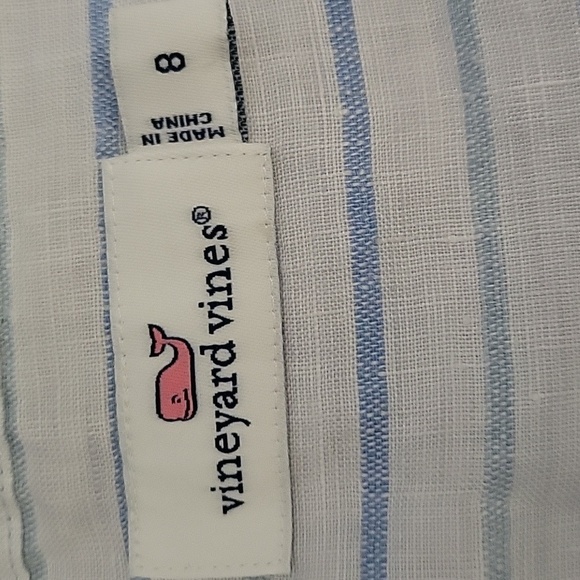 Vinyard Vines Striped White and Blue Women's Top - Picture 4 of 4